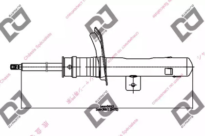 Амортизатор DJ PARTS DS1379GS